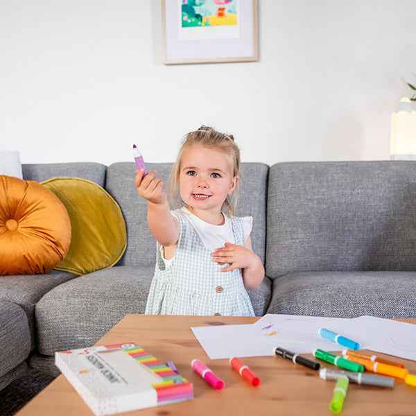 Tiger Tribe 12-piece washable marker set