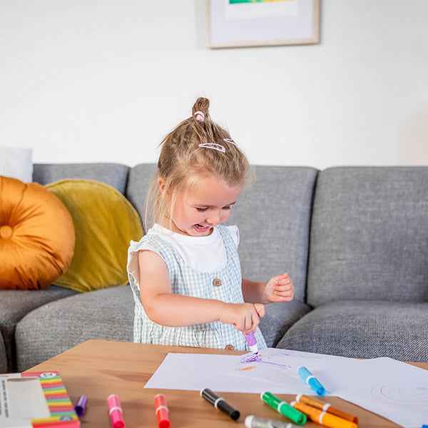 Tiger Tribe 12-piece washable marker set