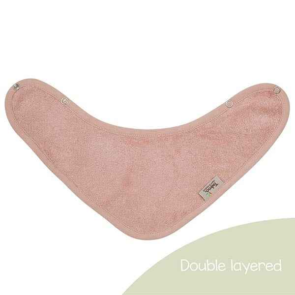 Double-layered Misty Rose bandana slab 36x20cm - Timboo