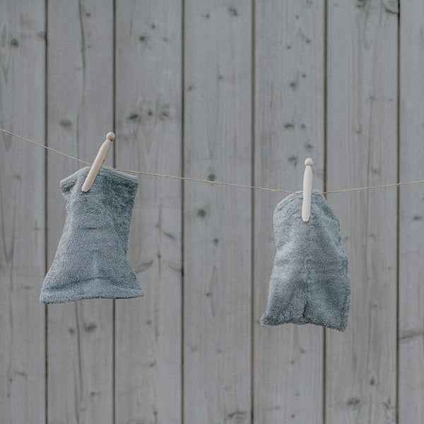 Timboo | Washandjes Moon Blue set van 3