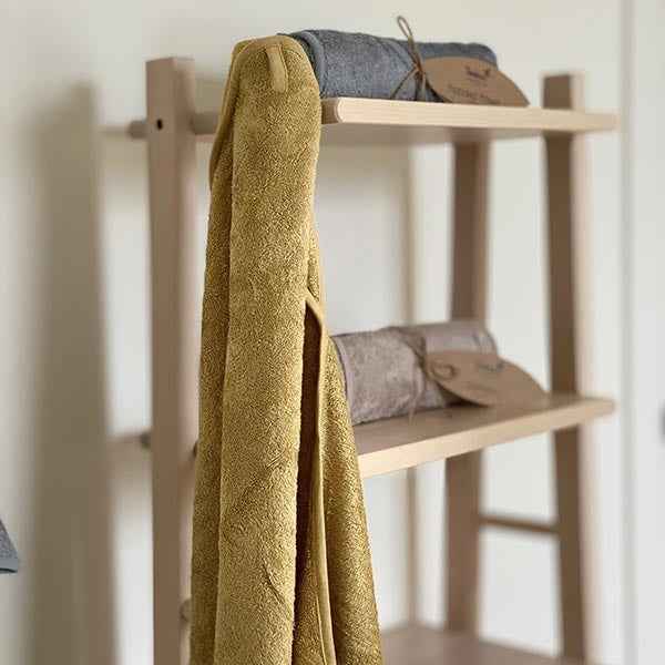 Badcape XXL Feather Grey 95x95cm - Timboo