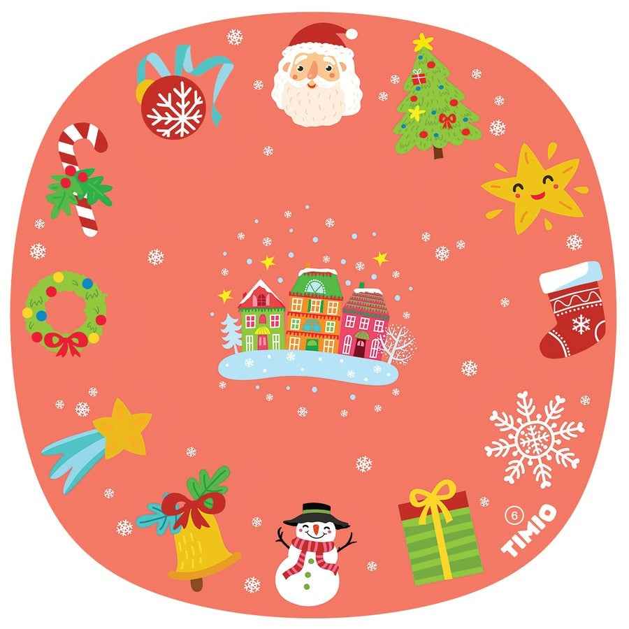 TIMIO audio and music player disc set featuring Christmas carols