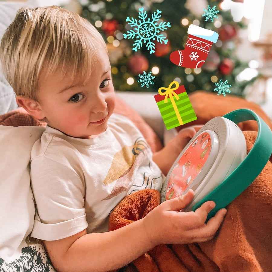 TIMIO audio and music player disc set of Christmas songs