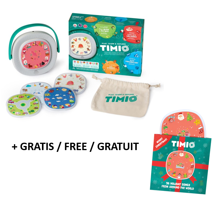 TIMIO audio and music player + FREE Christmas disc
