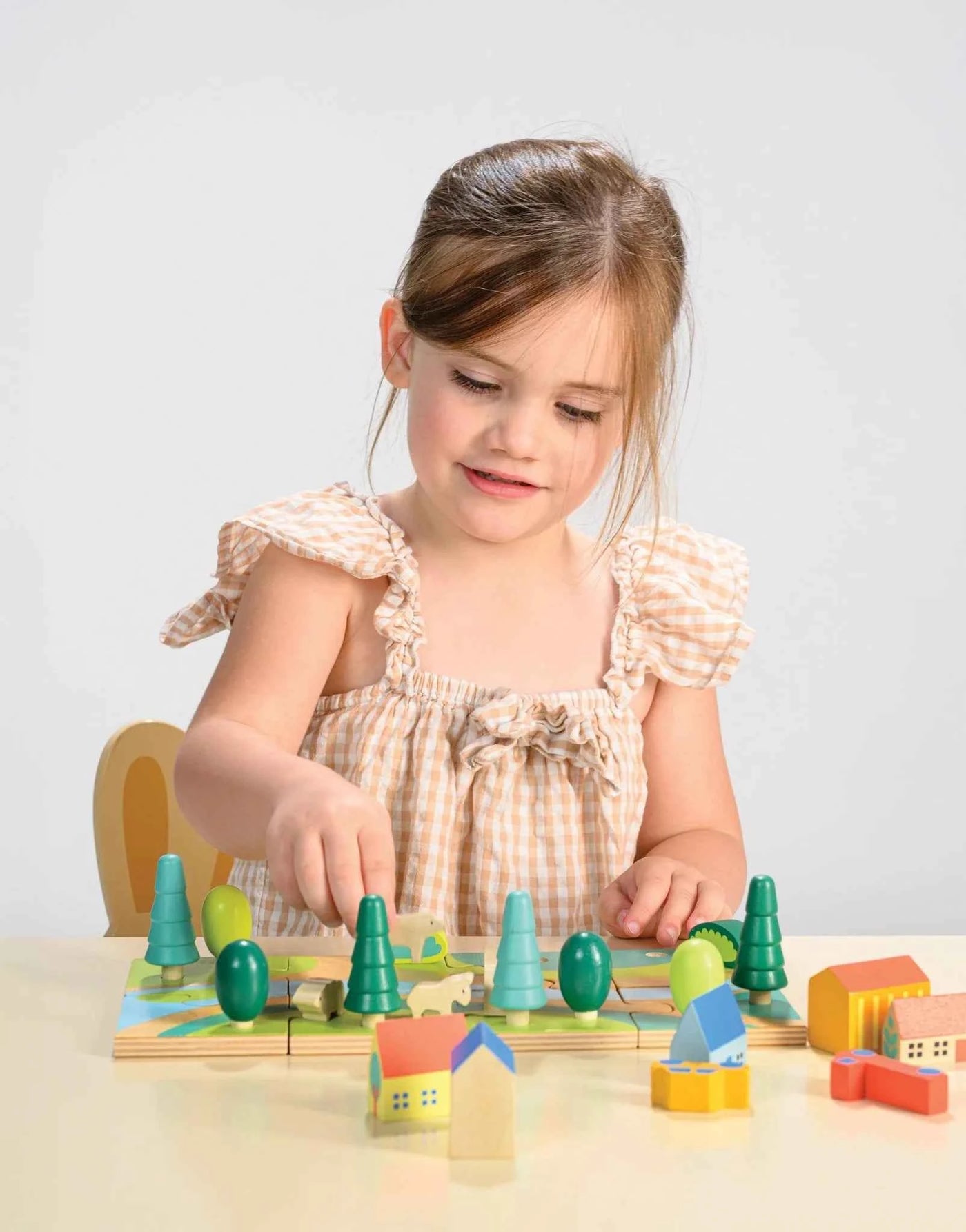 Mentari | Tiny Town Wooden Puzzle