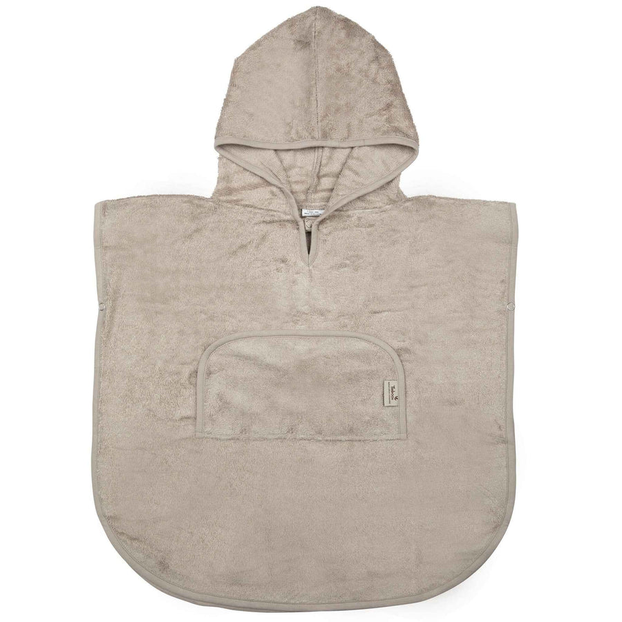 Timboo | Poncho V-Neck (2-4y) - Feather Grey