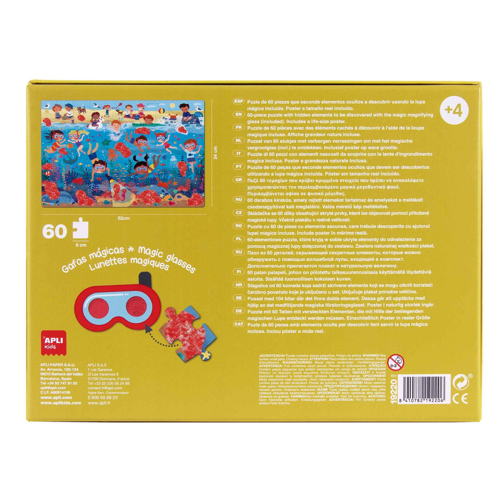 APLI | Top Secret Beach 60-Piece Puzzle