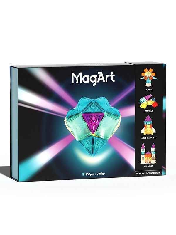 Topbright | Magnetisch Blokken Magart 108-delig