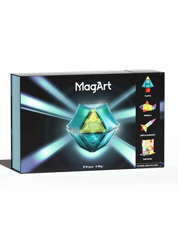 Topbright | Magnetisch Blokken Magart 64-delig
