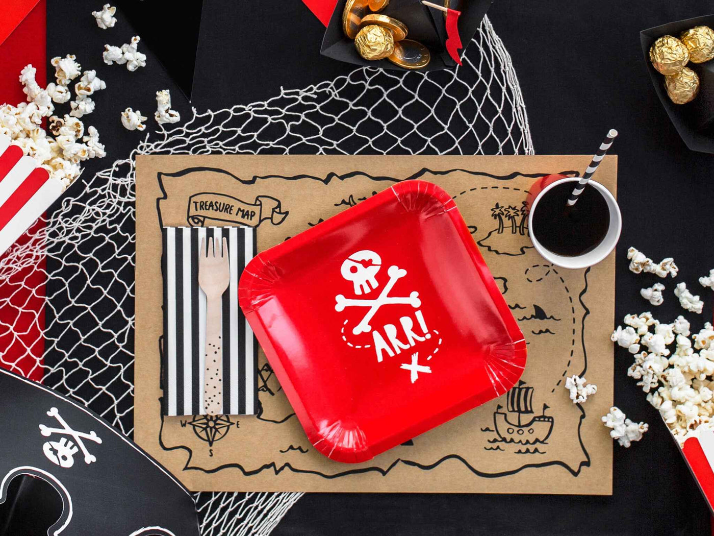Party Deco Borden Piraten