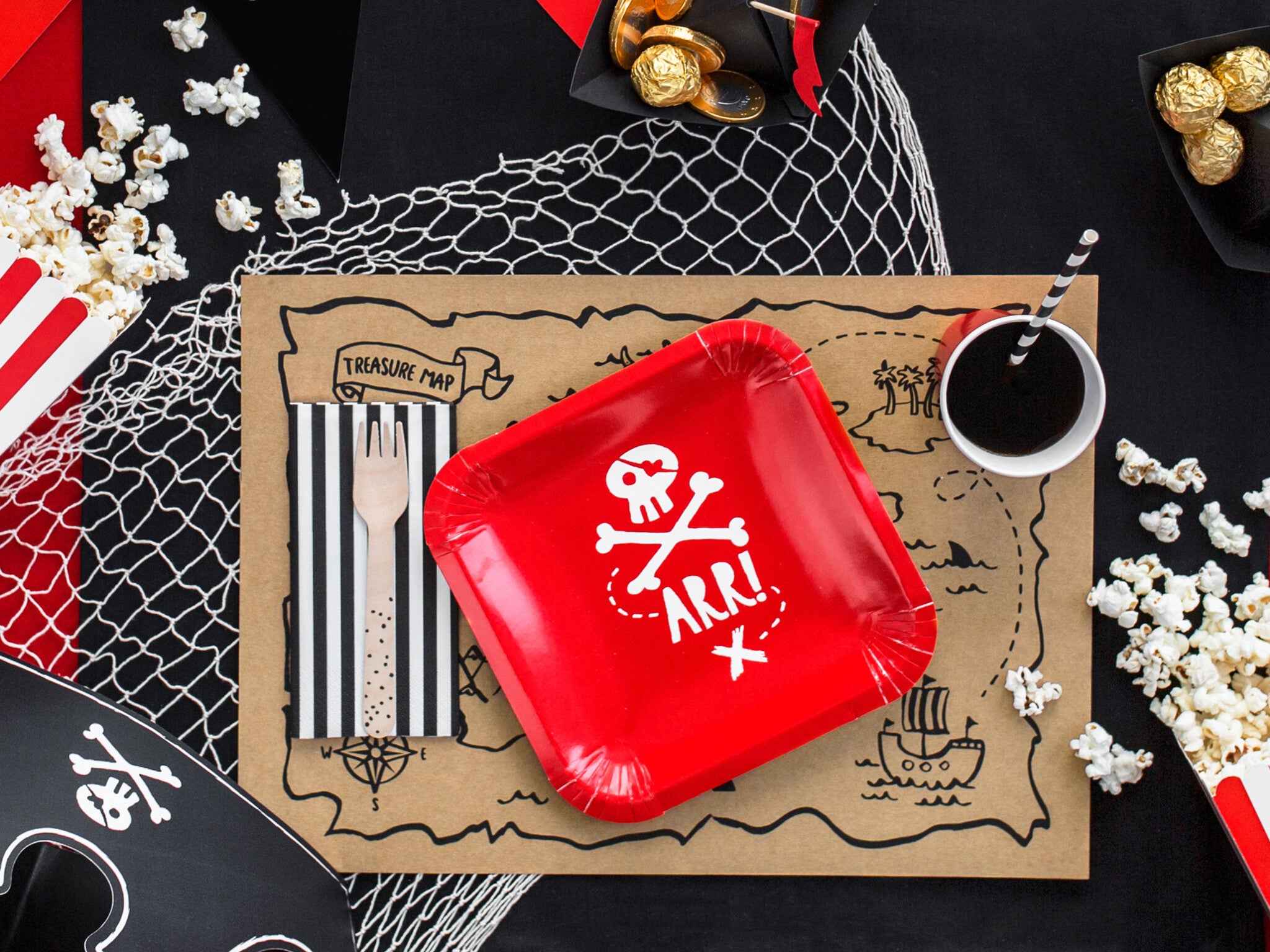 Party Deco Borden Piraten