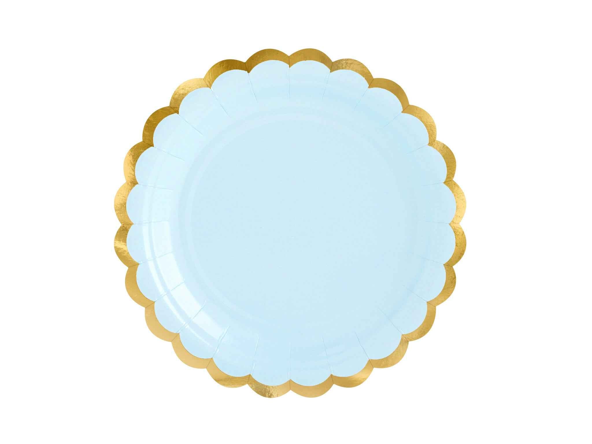 Party Deco Plates - Light Blue
