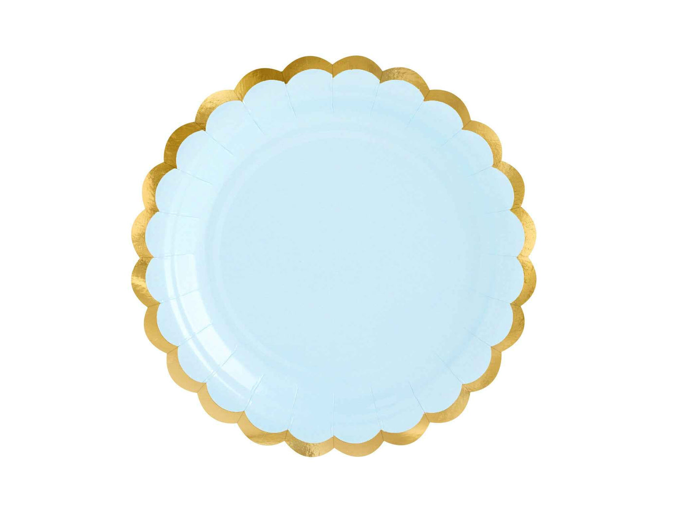Party Decor Plates - Light Blue