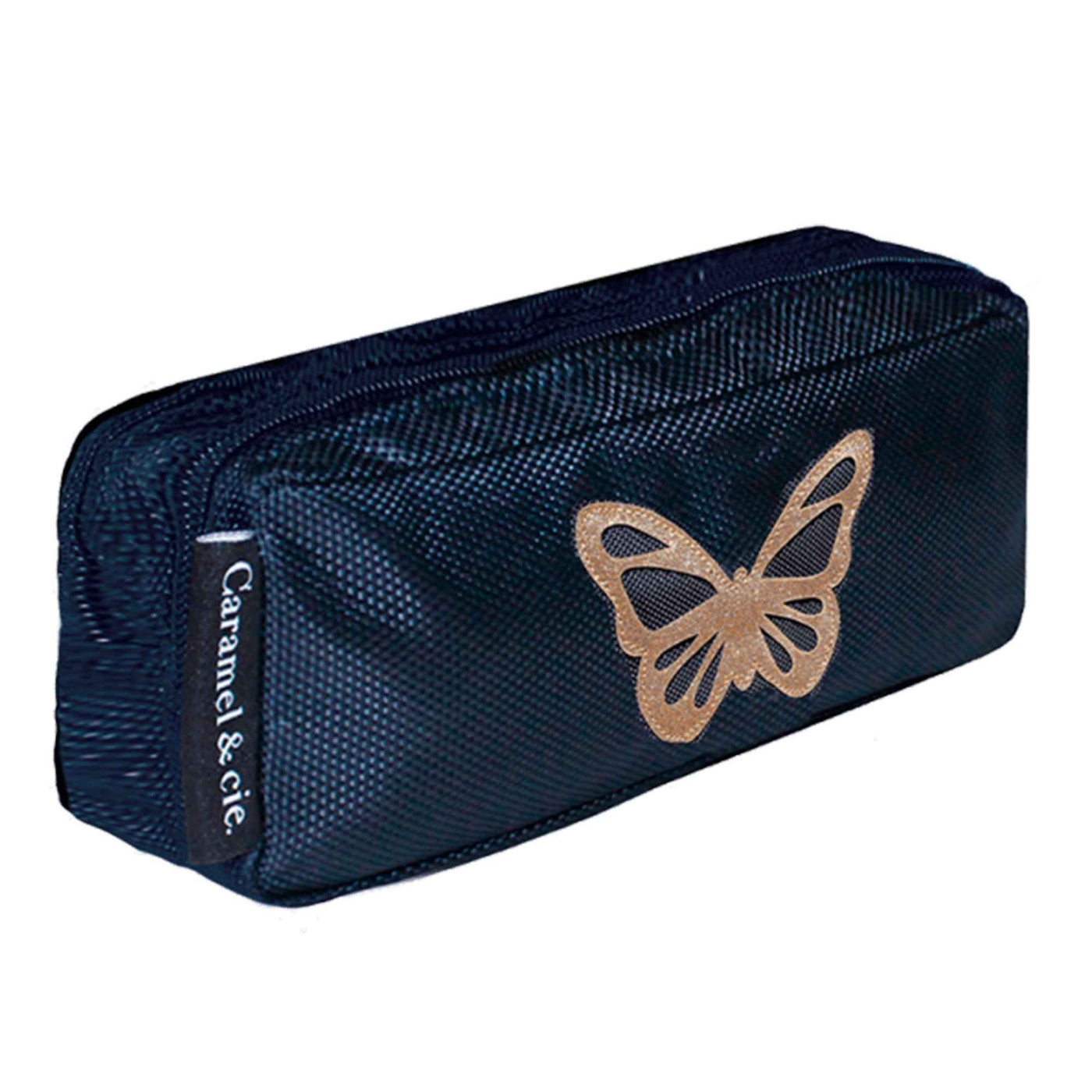 Caramel & Cie | Double Pen Pouch Blue Butterfly