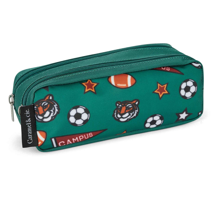 Caramel & Cie | Double Pen Case Green Academy