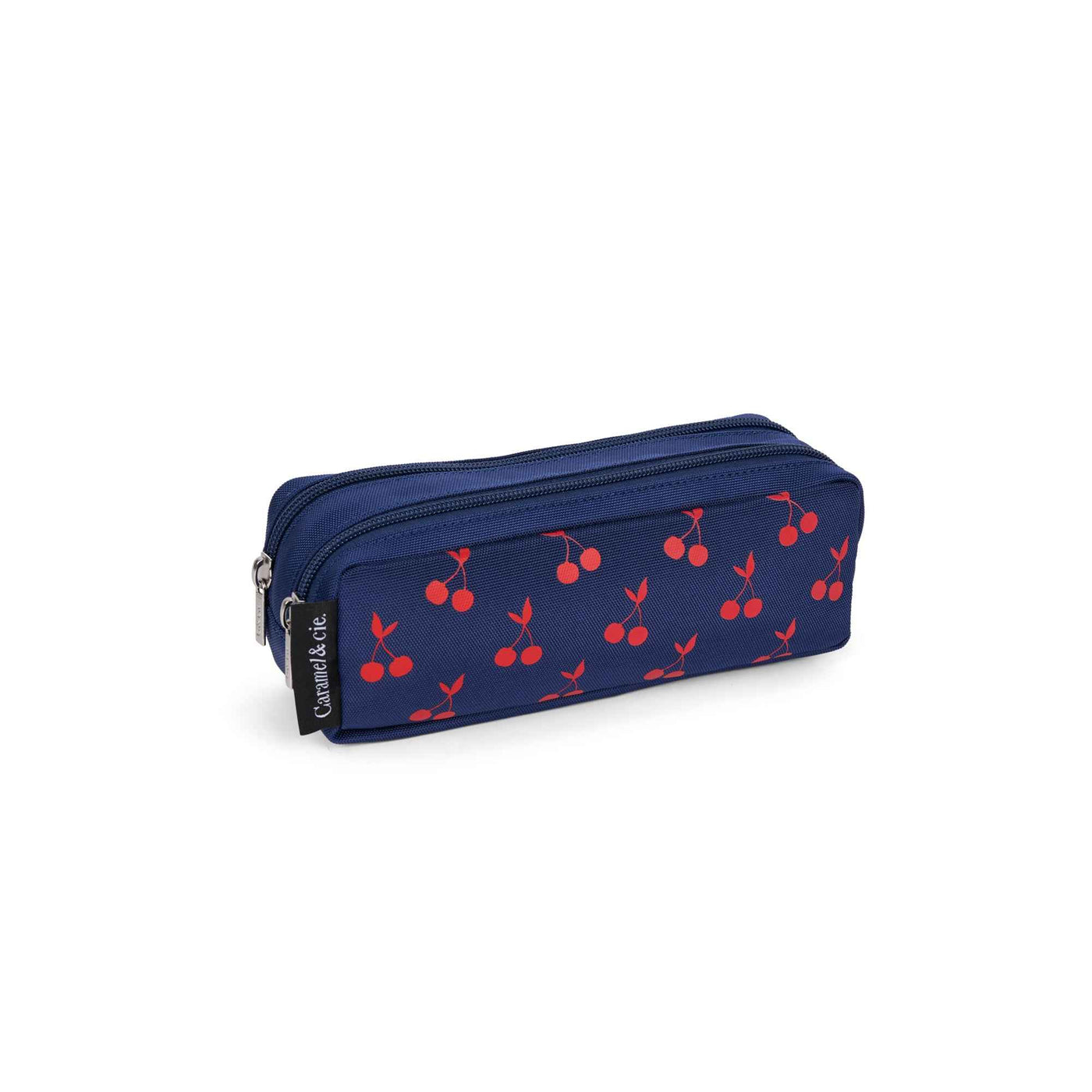 Caramel & Cie | Double Pencil Case Velvet Cherries