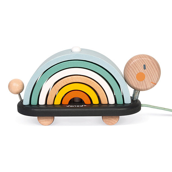 Trekdier regenboog schildpad Sweet Cocoon - Janod