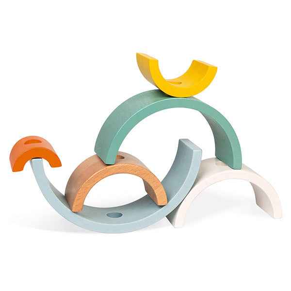 Pull-along rainbow tortoise Sweet Cocoon - Janod
