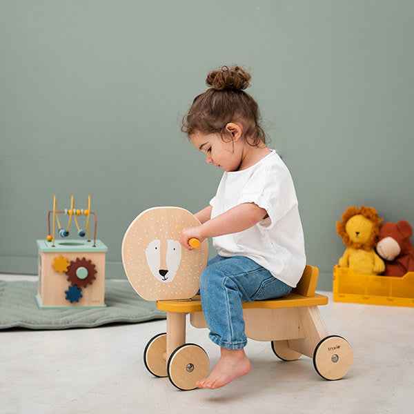 Trixie wooden 4-wheeled bike - Mr. Lion