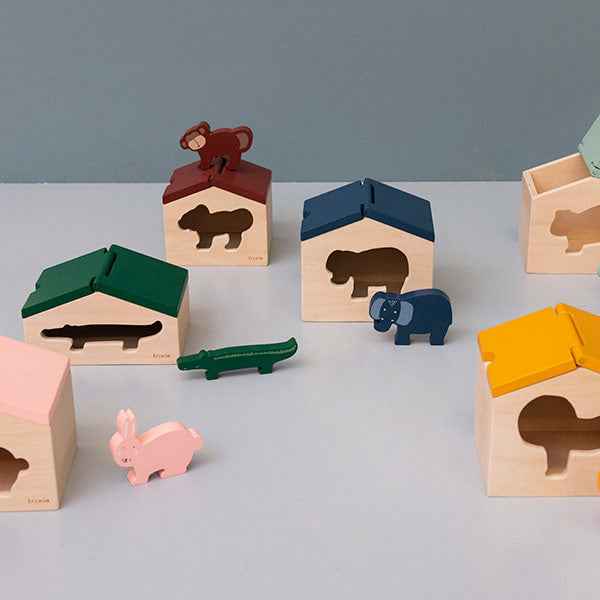 Trixie houten huis vormenstoof Mrs. Rabbit