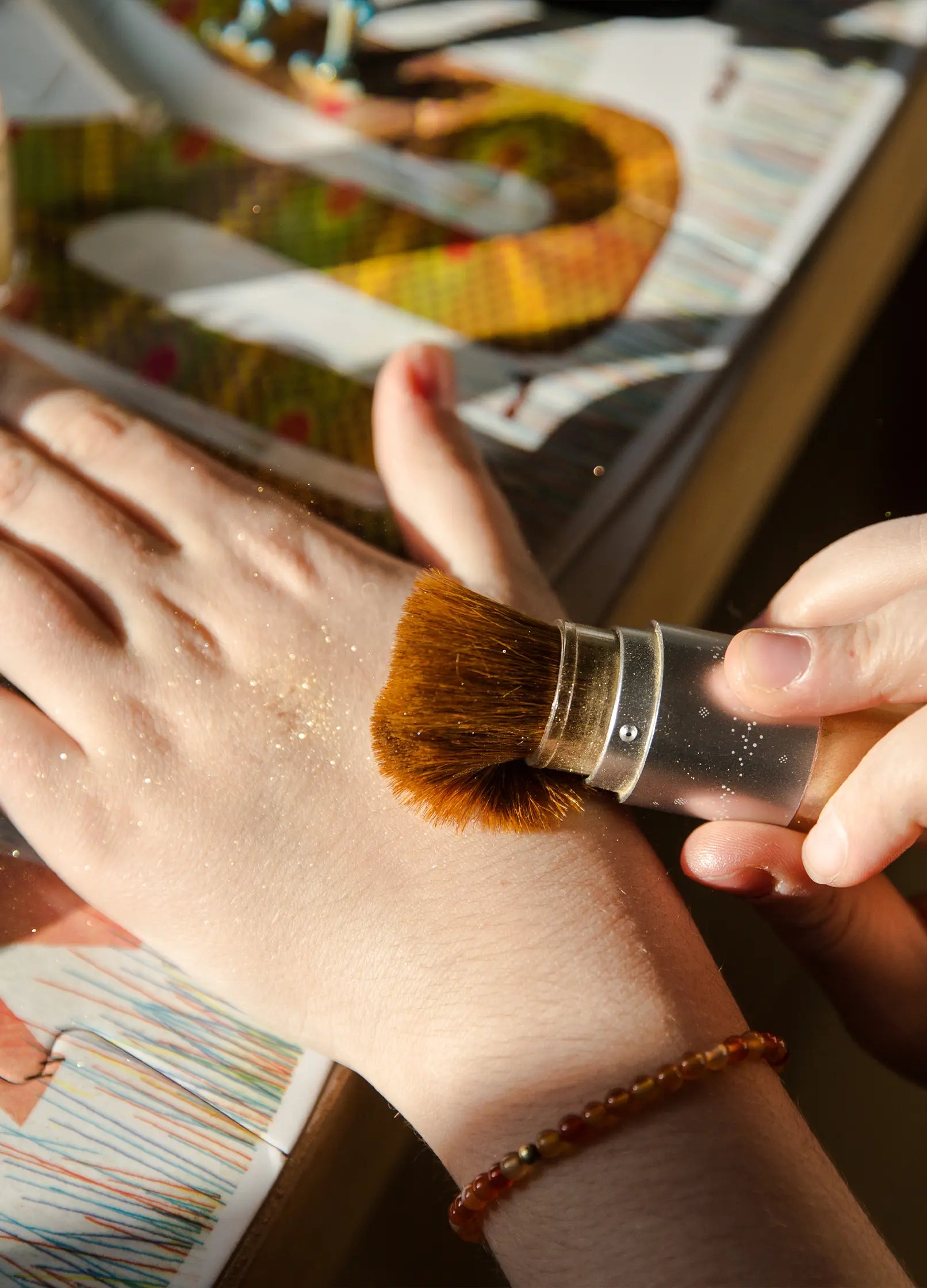 Namaki | make up set vos geel