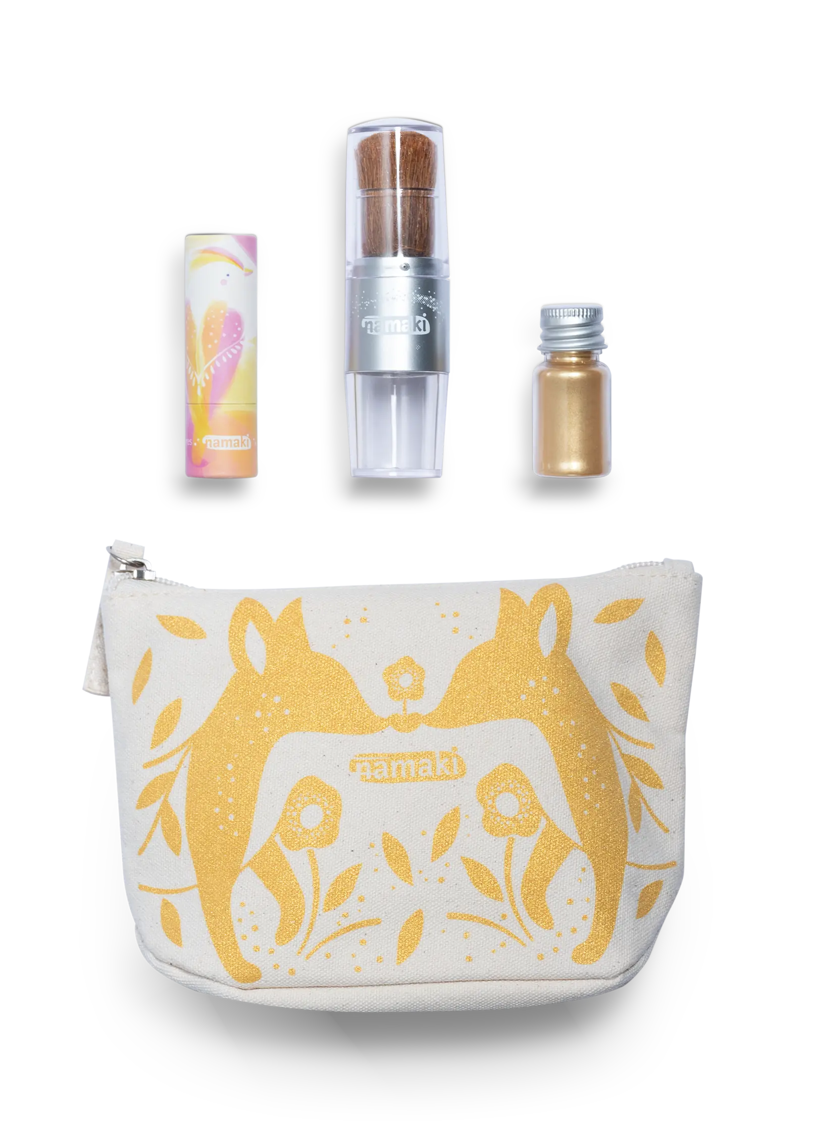 Namaki | make up set vos geel