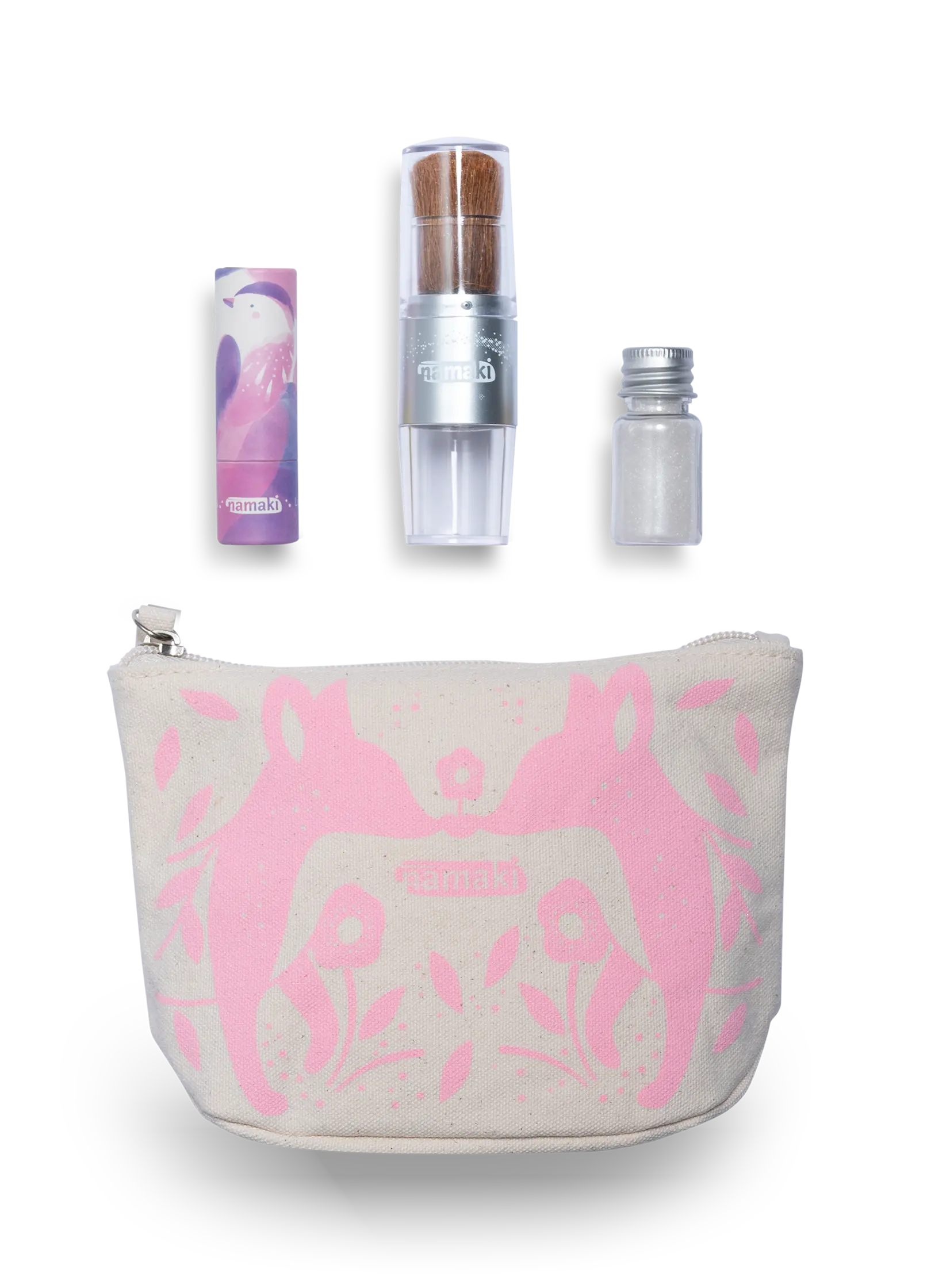 Namaki | make up tasje vos roze