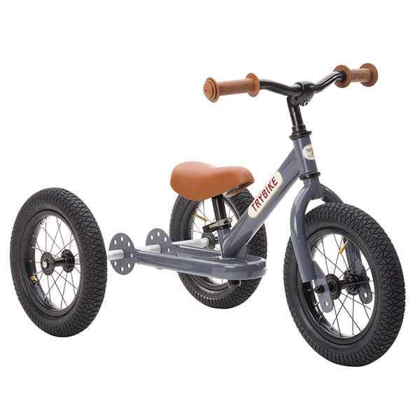 Trybike | Steel 2-in-1 loopfiets Grijs