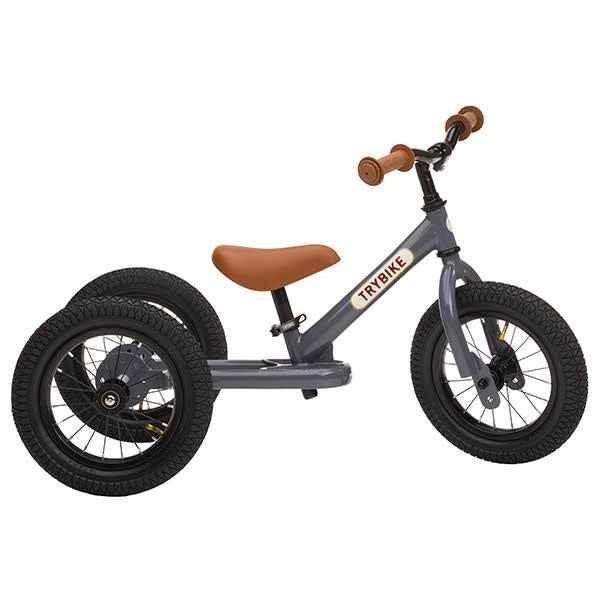 Trybike | Steel 2-in-1 loopfiets Grijs