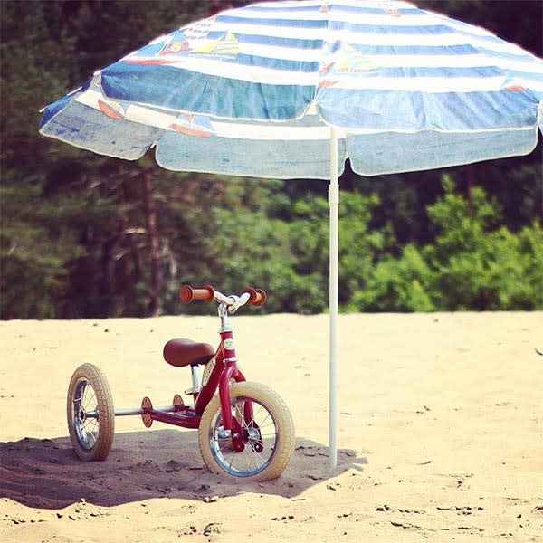 Trybike | Steel 2-in-1 loopfiets Vintage rood