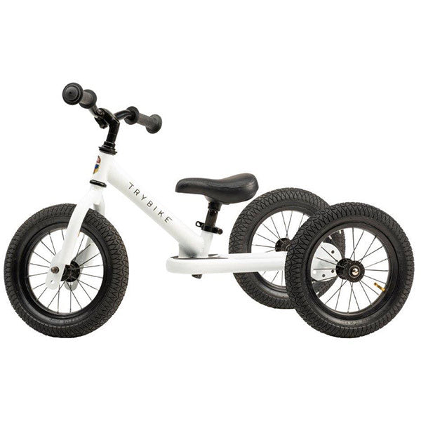 Trybike | Steel 2-in-1 loopfiets Wit