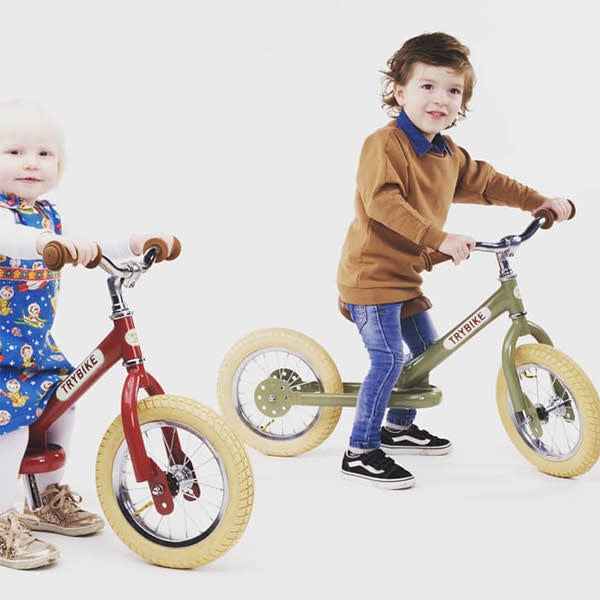 Trybike | Steel loopfiets Vintage groen