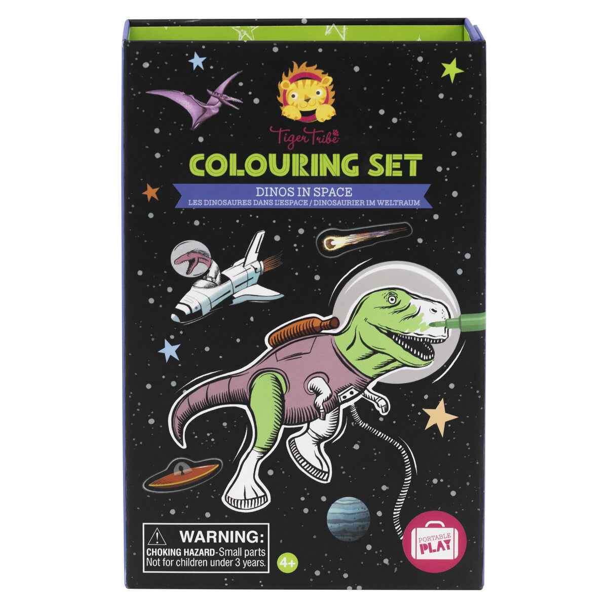 Tiger Tribe | Coloring Set - Dinosaurs in Space