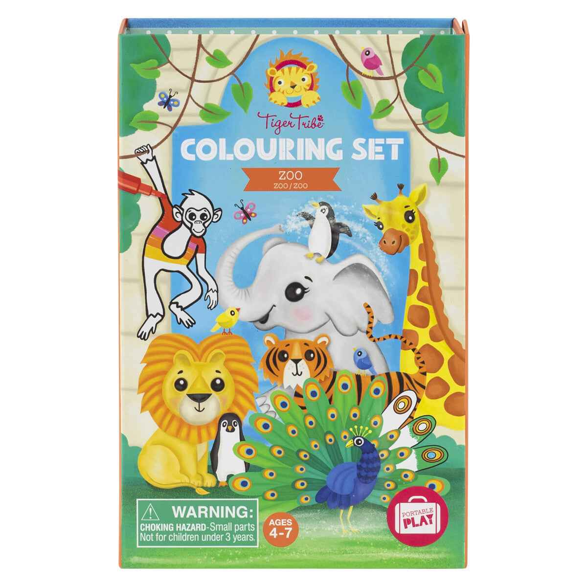 Tiger Tribe | Coloring Set - Zoo