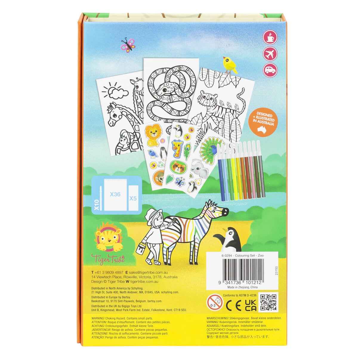 Tiger Tribe | Coloring Set - Zoo