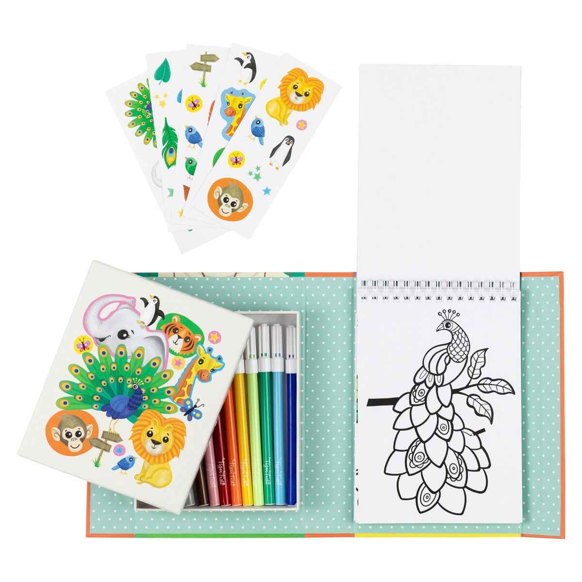 Tiger Tribe | Coloring Set - Zoo