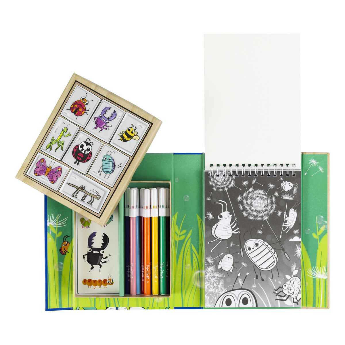 Tiger Tribe | Coloring Set - Backyard Bugs