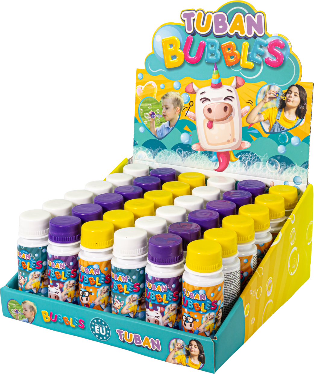 Tuban | Kleine Bellenblaas Bubbles 60 ml Assortiment