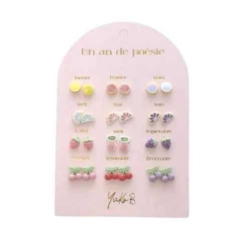Yuko B | Oorbellen Fruit