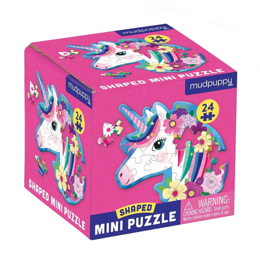 Mudpuppy | Eenhoorn 24-delige Mini-Puzzel In Vorm