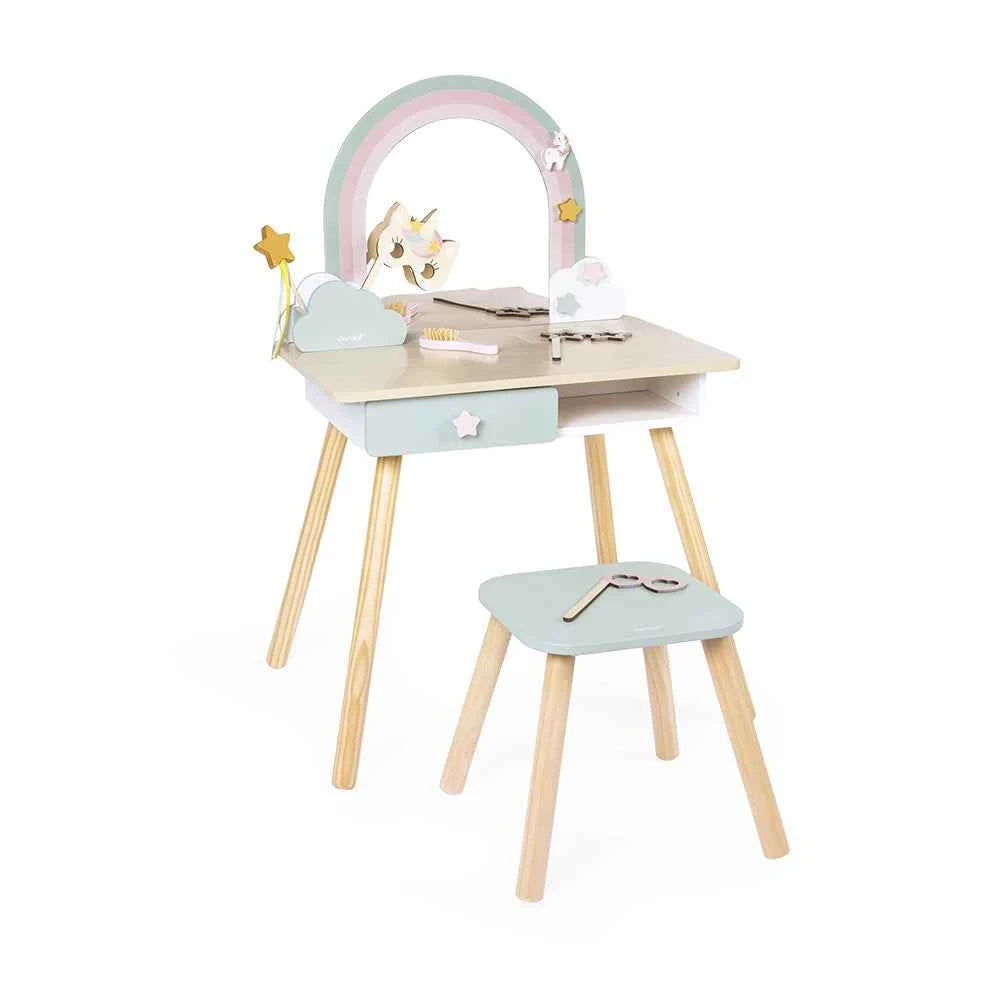 Janod | Unicorn Wooden Art Easel and Accessories