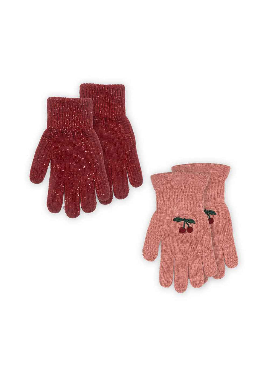 Konges Slojd | 2 Paar Kraag Handschoenen Mix Pack