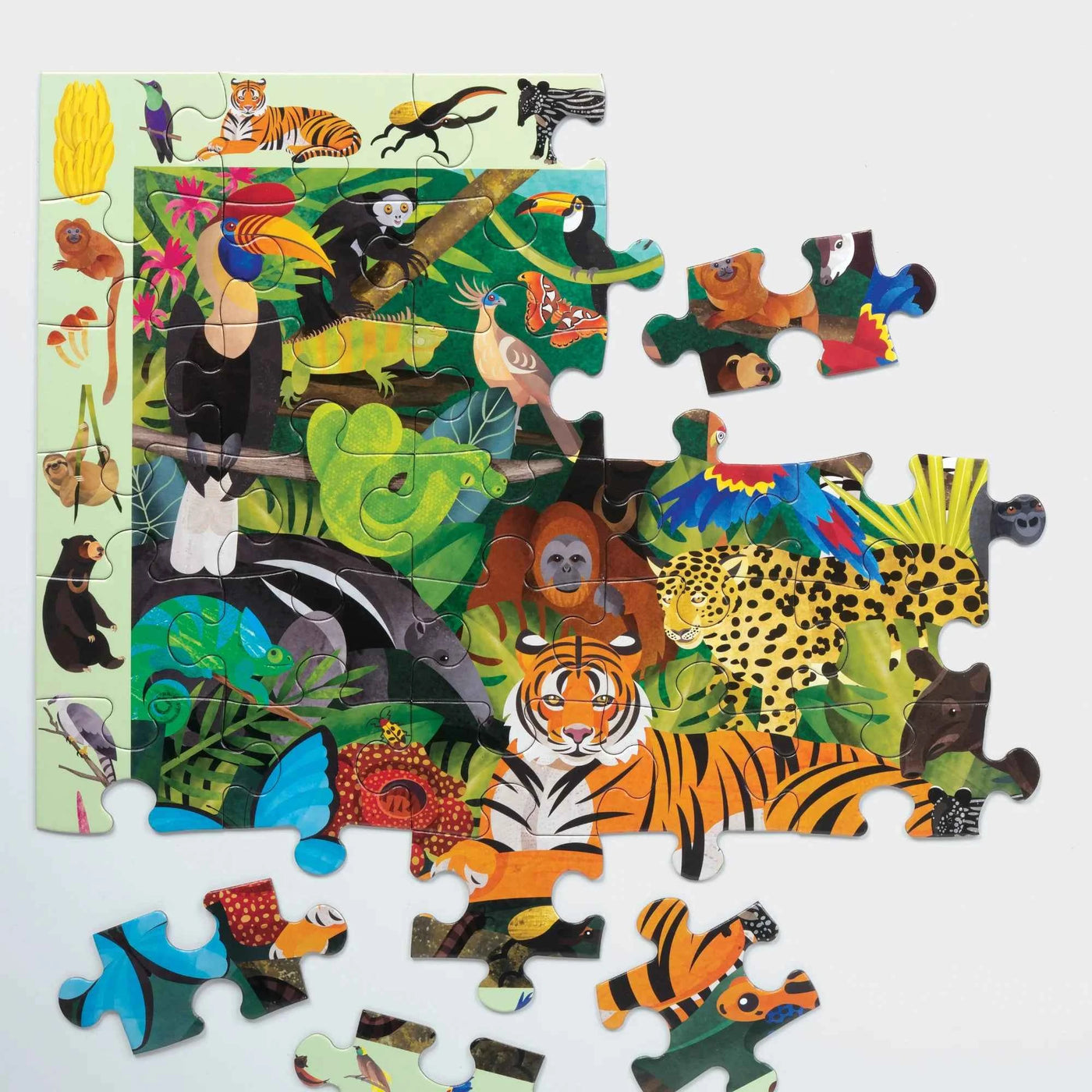 Mudpuppy | Zoek En Vind Puzzel  Regenwoud 64 Stuks