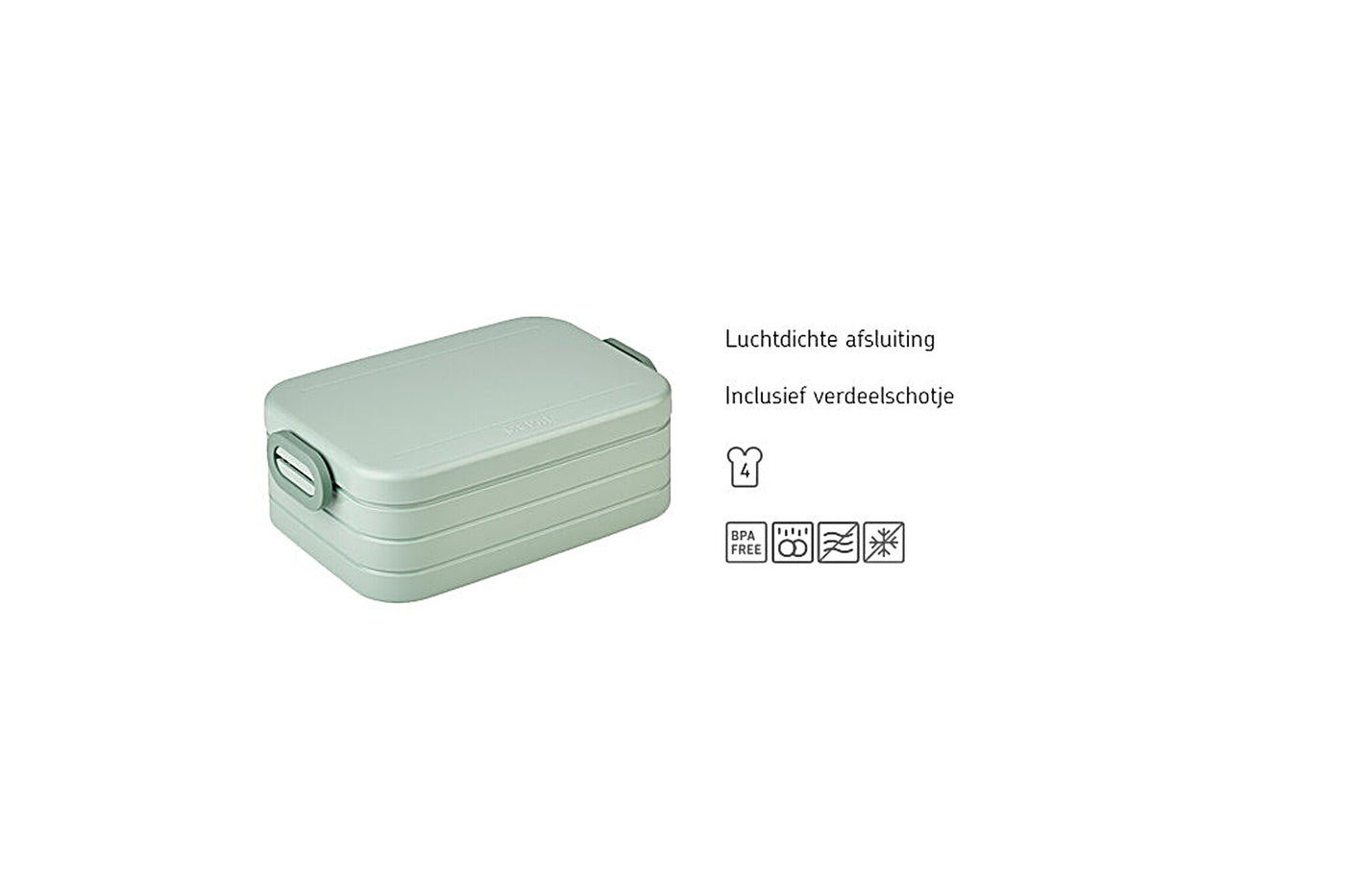 Mepal | Lunchbox Take A Break Midi Vivid Mauve 12x6,5x18,5cm