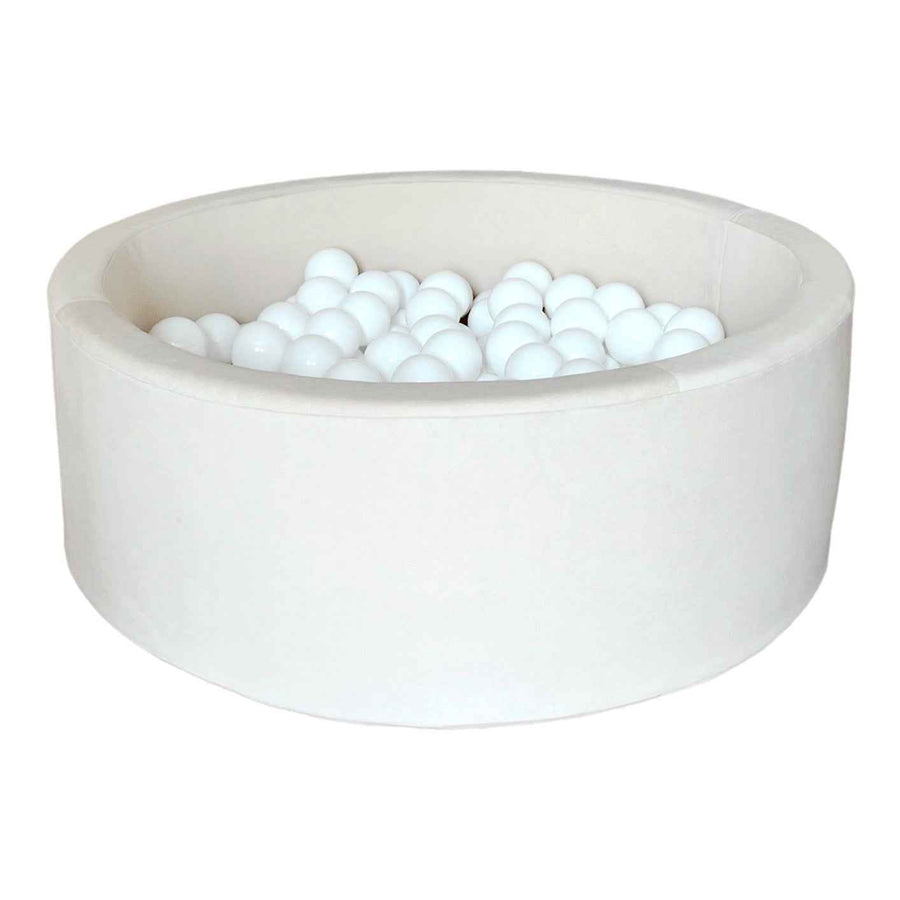 Moje | Ballenbad Velvet  - Cream 90x30 cm + Ballen