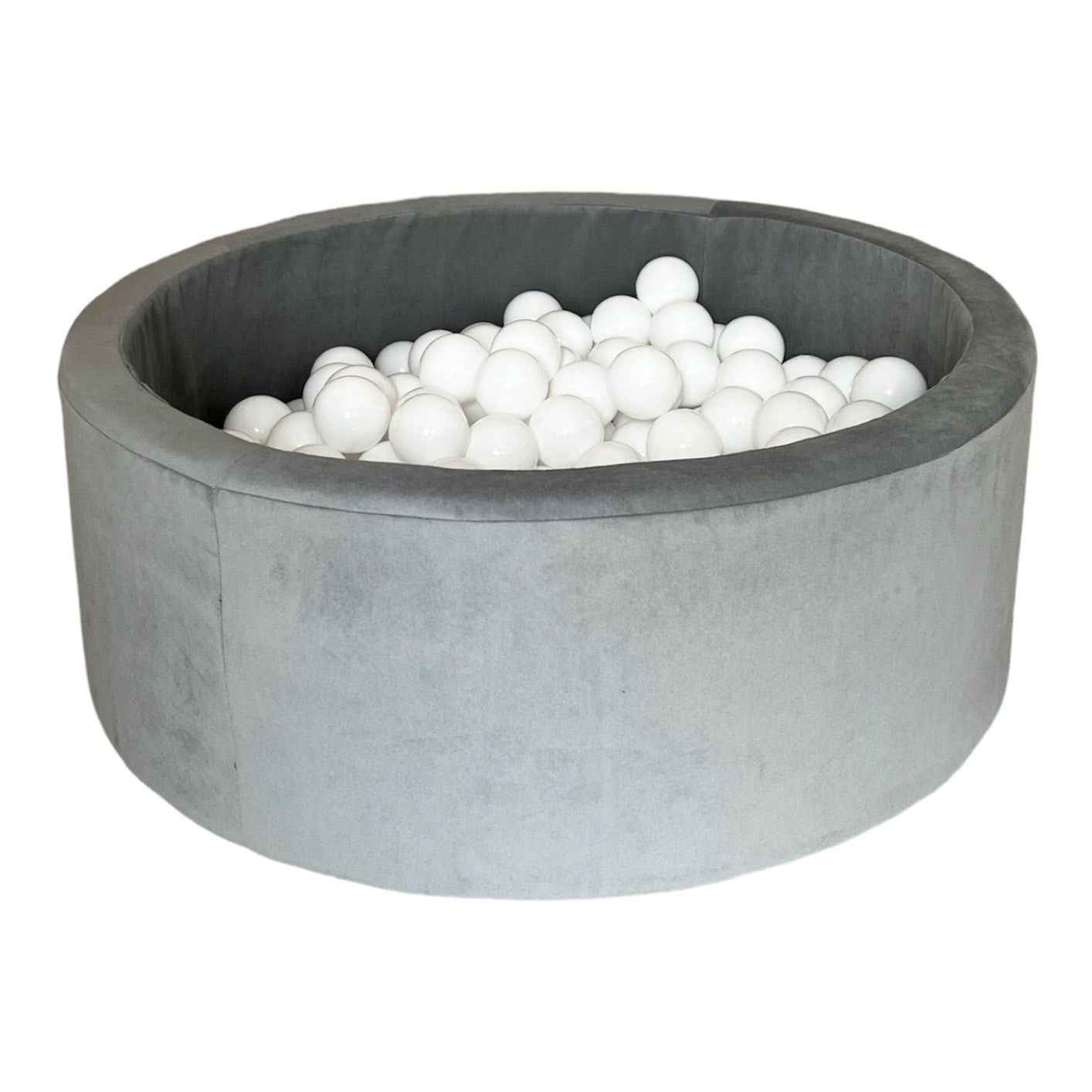 Moje | Velvet Bubble Bath - Grey 90x30 cm + Balls
