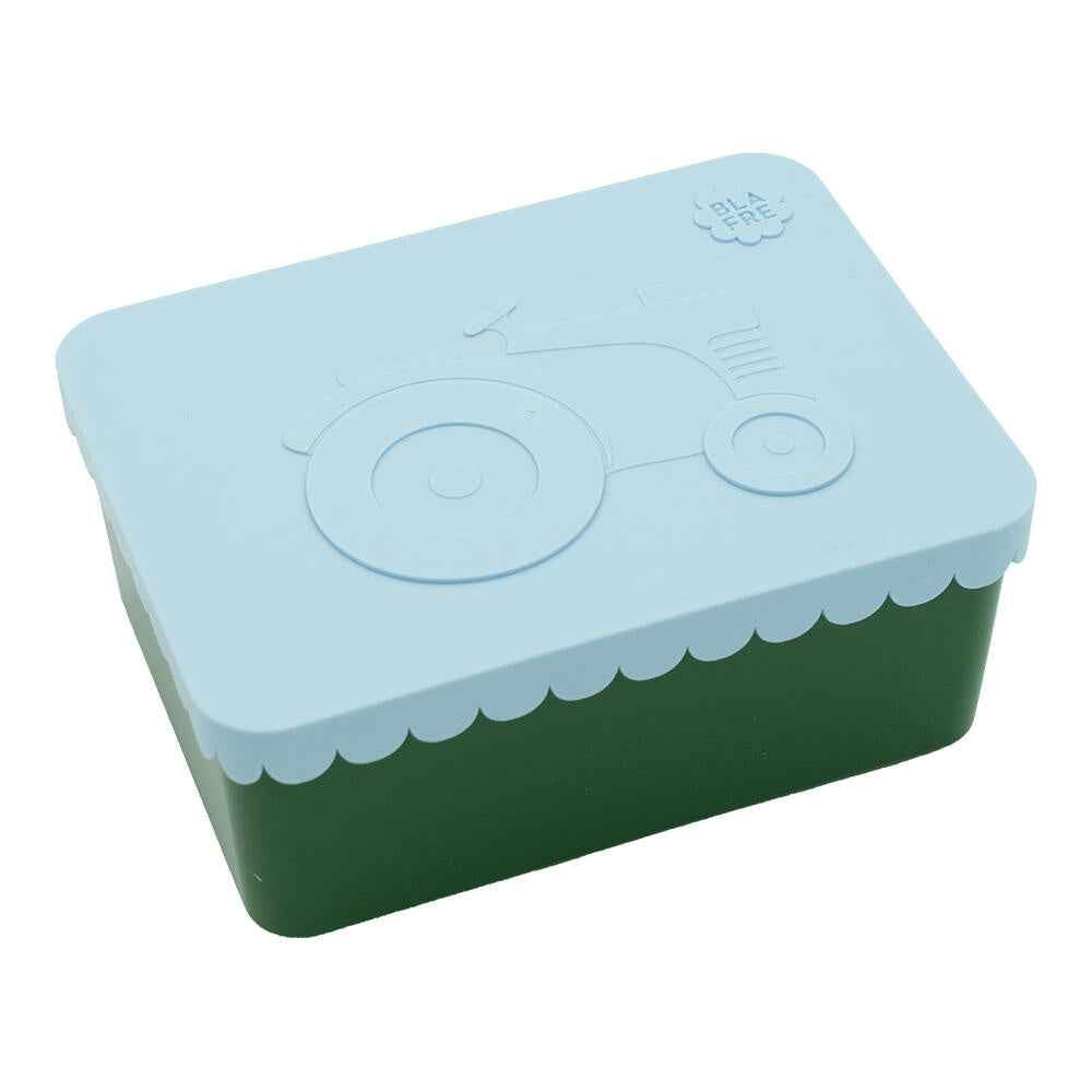 Tractor bread box, light blue-green - Blafre