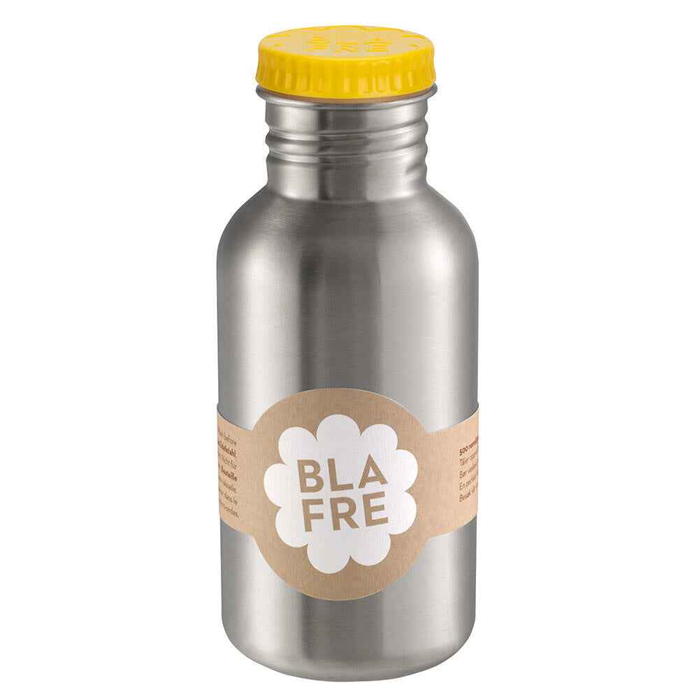 Blafre | Roestvrijstalen Drinkfles 500ml Geel