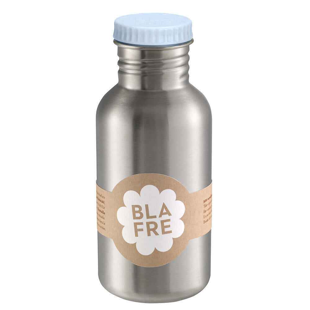 Blafre | Roestvrijstalen Drinkfles 500ml Lichtblauw