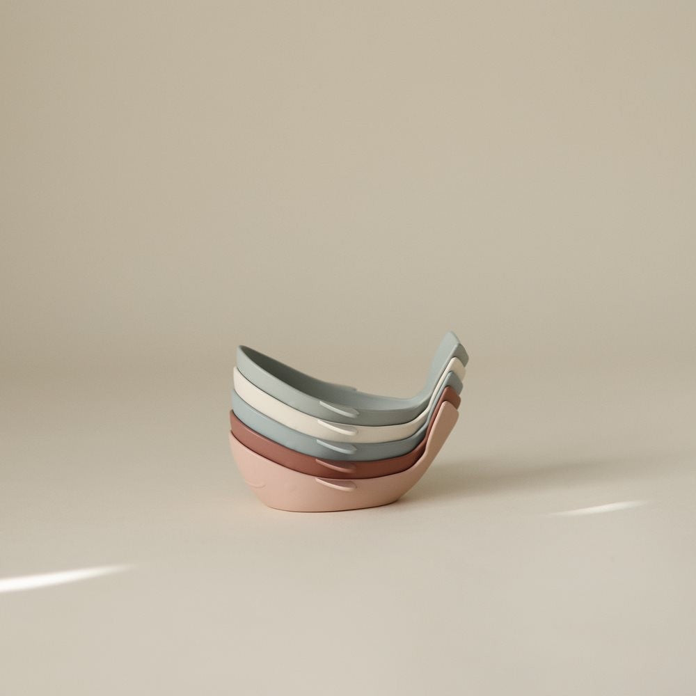 Mushie | Badspeelgoed Whale Bath Stackers Original
